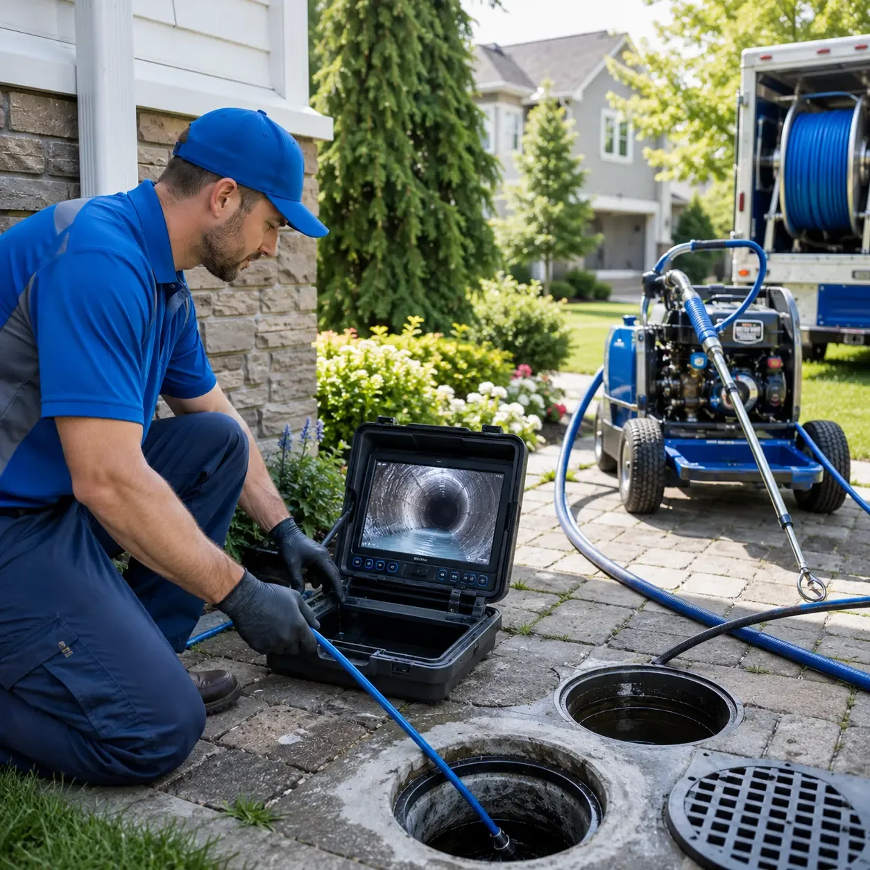 Outdoor drain cleaning professionals serving Cammal, PA